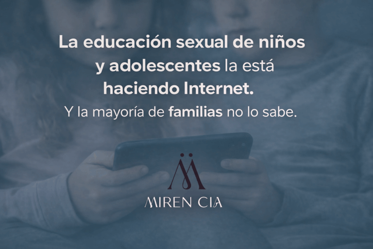 La educación sexual de niños y adolescentes la está haciendo Internet. Y la mayoría de familias no lo sabe