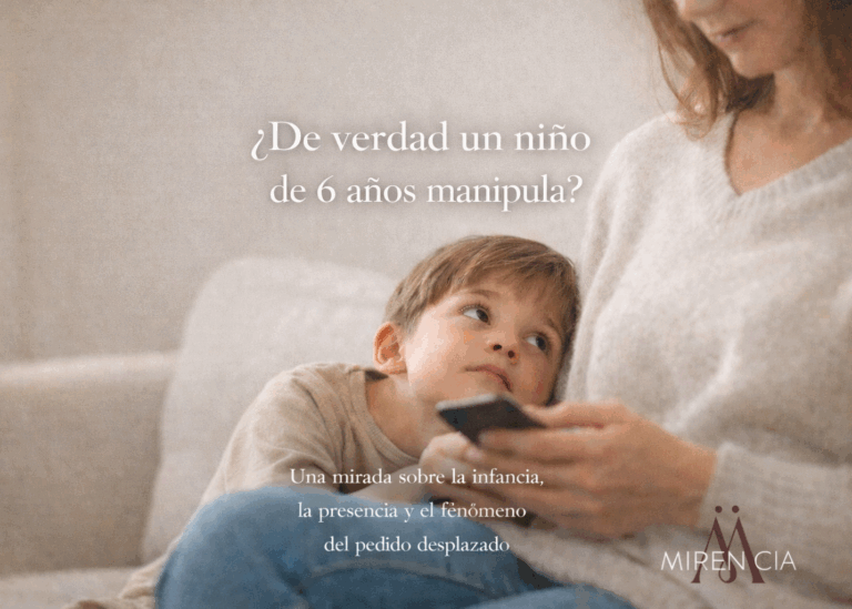 ¿De verdad un niño de 6 años manipula?